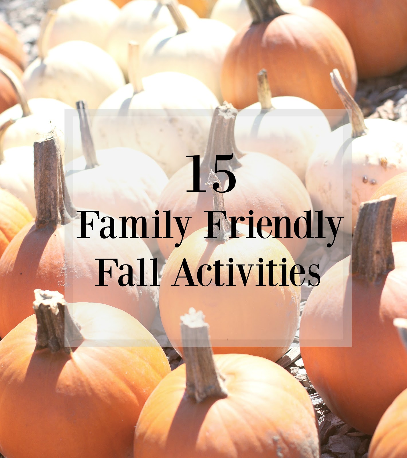 15 Fall Activities