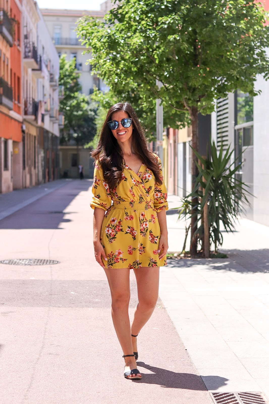 Romping Around in Yellow Floral For Summer - Beautifully Candid