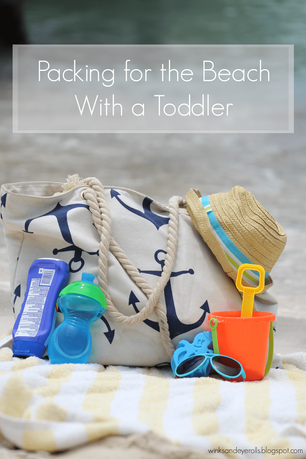 Packing for the beach with a toddler