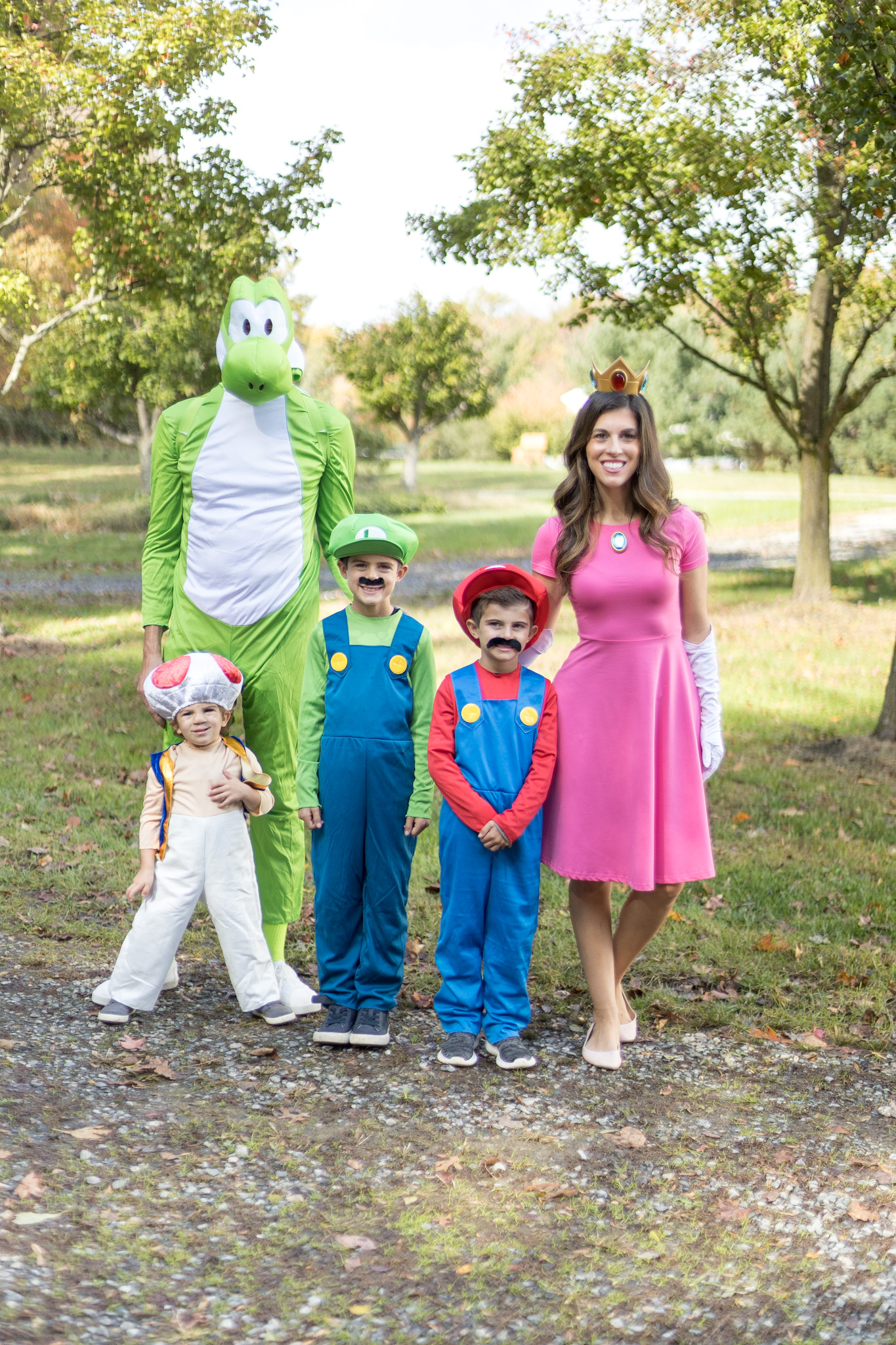 Mario Brothers and Family Costume