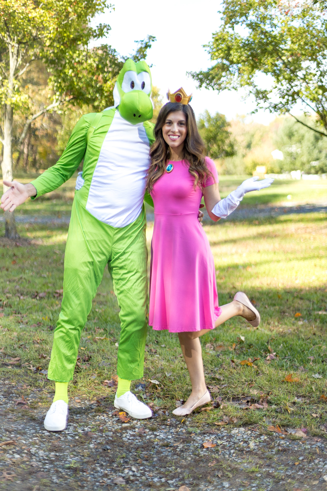 Nintendo inspired couple costumes