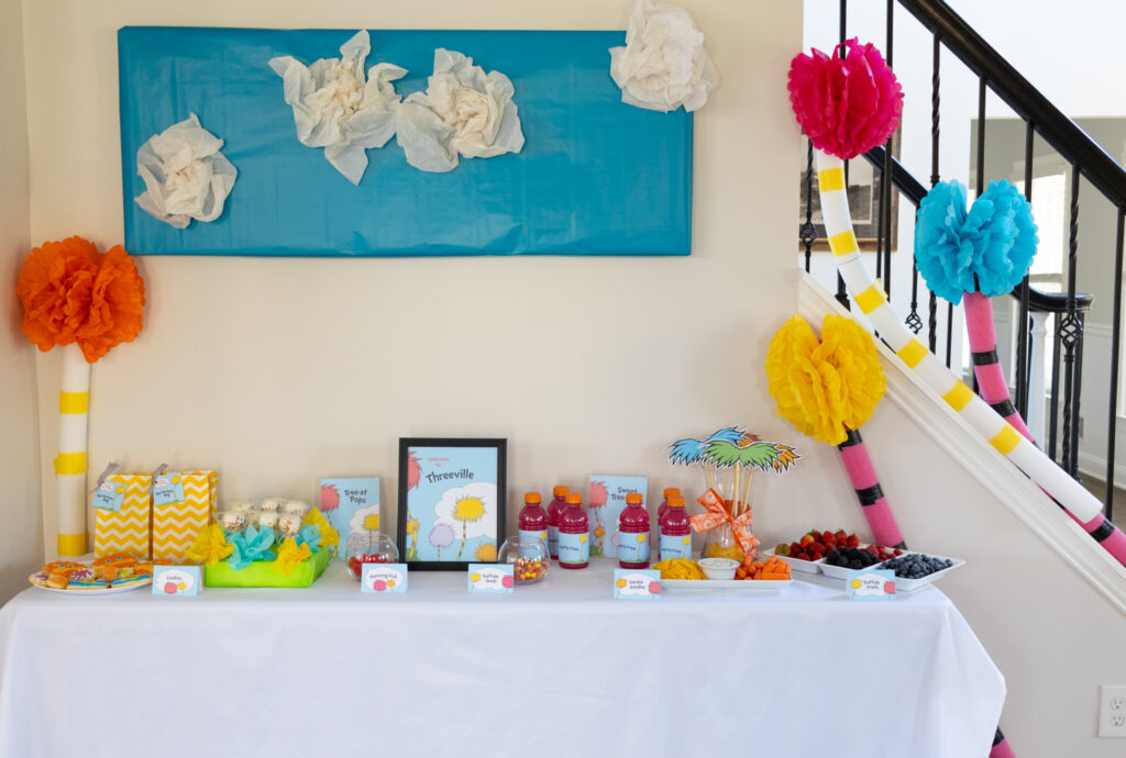 Lorax inspired birthday party ideas